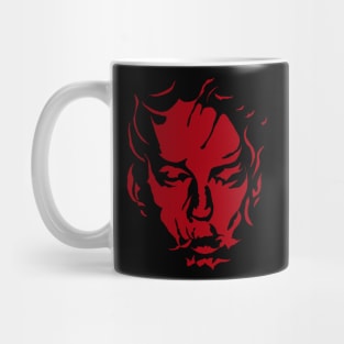 The Face of a Vampire with Scars Mug